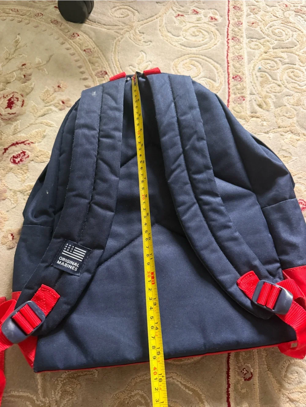 Original Marines Navy and Red Kid’s Backpack